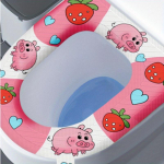 Armsad pehmest silikoonist tualettruumi istme kate Pestavad korduvkasutatavad soojad WC-padjad, mis sobivad erineva kujuga tualettruumi r&otilde;ngastele