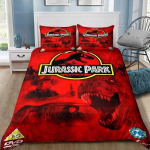 Dinosaurused Jurassic Park 3D Prinditud Voodipesukomplekt &Uuml;he-, Twin-, T&auml;is-, Queen-, King-suuruses Voodikomplekt T&auml;iskasvanu Laste Magamistoa Voodipesu Kingitus 150X200cm-3pcs