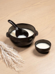 Korea traditsiooniline makgeolli komplekt - 3 osa (Tass, kulp, purk)