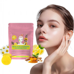 Brightening Cleansing Pads Kojic Cleansing Pads Helps Balance Skin Oil And Water Hydrating Remove Excess Keratin From The Body'S Skin40PC 10ml kollane