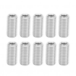 10 tk parandusmutri piluga roostevabast terasest keerme pikendus, v&auml;hendatud varruka teisenduskomplekt