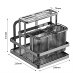 K&ouml;&ouml;ginoariiuli Seinale kinnitatav s&ouml;&ouml;giriistade organiseerija Roostevabast terasest poti kate Noahoidja L&otilde;ikelaud &auml;ravoolutoru riiul A