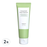 Nurisoop Forest Green Ginseng Foam Cleanser, 120ml, 2 units white