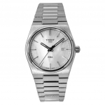 Tissot PRX Klassikaline Kaasaegne Roostevaba Teras Valge P&auml;rlmutterkettaga Kvarts T137.210.11.111.00 100M Unisex Kell p&auml;rliv&auml;rvi ema