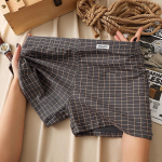 Meeste ruudulised puuvillased bokserid: Mugav, lai ja hingav aluspesu 2XL (recommended 135-155 jin)