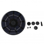 4.5V 3.0W V&auml;ljas Ujuv P&auml;ikeseenergial t&ouml;&ouml;tav Linnuvann Vee purskkaevu pump Maastik Aia kaunistus