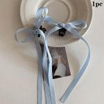 1 tk punutud vibud Juukseklambrid Paelad Armsad topelt hobusesabad Armsad peakatted T&uuml;drukute pidu Moodsad juukseaksessuaarid Kubud Juuste k&uuml;&uuml;nis valge