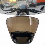 Motorcycle before The Deflector Windshield SCOOT for Bikes hall v&auml;rv