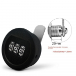 3 digitaalse koodiga kombineeritud lukk kapp sahtlikapp postkast paroolikapp M&ouml;&ouml;bel vargusvastane turvalisus tsingisulamist lukk