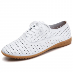 Kevadised Oxfordi kingad Balleriinad Ehtsast nahast mokassiinid Paeltega Loaferid Valged Zapatos De Mujer Tossud Tenis De Moda Traf 41 valge