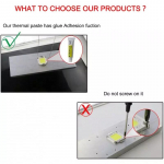 Juhtiv jahutusradiaator liimiga liimiga jahutusradiaator tr&uuml;kkplaadi CPU LED jaoks