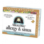 Allergia- ja ninakinnisuse ravim, Allercetin Allergy & Sinus, Source Naturals 48 tk (71355019)