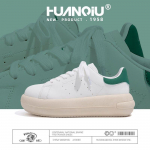 &Uuml;lemaailmsed originaalsed laua kingad pehme tallaga &uuml;mara ninaga k&otilde;rgendavad v&auml;ikesed valged kingad mitmek&uuml;lgsed platvorm spordi- ja vabaajajalan&otilde;ud ZHQ-HY308 35 valge