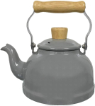 Fuji Horo veekeetja 1,6L helehall emailitud IH-&uuml;hilduv puuvillane CTN-1.6K.LG gray