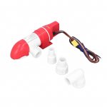 Madala profiiliga pilsipump 1100GPH4160LPH Elektriline Automaatne Roostevaba Teras DC12V 360 kraadi P&ouml;&ouml;rlemine jaoks