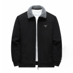 S&uuml;gis- ja talvepuuvillast mantlid meestele, vabaaja paksendatud sooja rev&auml;&auml;riga &scaron;erpajoped, meeste velvetist puuvillased mantlid M