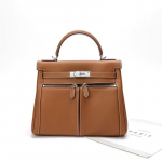 Yijingyuan Uus Sisetasku &Uuml;hev&auml;rviline Nahk Premium L&auml;&auml;ne Stiilis Ehtne Nahast Kott K&auml;ekott &Uuml;he &Otilde;la Crossbody Kott 28x12x20cm Wide shoulder straps