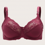 Naiste rinnahoidjad Mood Seksikas pitsist rinnahoidja Push Up Plus Size Bralette Thin Cup Underwire Rinnahoidjad Aluspesu Aluspesu Top 100C