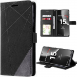 Coque pour Xiaomi 15 Ultra - Effet Cuir Anti-Rayure Antichoc Protection 360&deg; - Noir