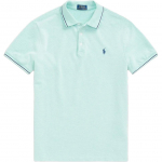 Polo Ralph Lauren Logo Tikitud Vabaaja Kitsa L&otilde;ikega L&uuml;hikeste Varrukatega Polo S&auml;rk Meeste Polo S&auml;rgid Roheline MNPOKNI1N821161-300 XS