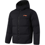 Li Ning Cba Seeria Logo T&auml;ht T&otilde;mblukk Vabaaja Mitmek&uuml;lgne Kapuutsiga L&uuml;hike Talvine Puuvillane Jakk Meeste jakid Must AJMU087-1 XL black