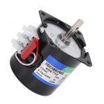 Reduktormootor 220V Mikro Kiiruse Reduktsioon P&uuml;simagnet S&uuml;nkroonne Keskteljega 7mm Auguga 5rpm