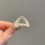 Mini Pearl Diamond Hair Claw Naiste T&uuml;drukud Retro Rhinestone Lilled Krabi k&uuml;&uuml;nised V&auml;ikesed juuksen&otilde;elad Juuksekrabi T&uuml;drukute Juuste Aksessuaarid