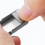 Roostevabast terasest minivolditud k&uuml;&uuml;nel&otilde;ikur v&otilde;tmehoidja k&auml;epidemega P&ouml;&ouml;rlev k&uuml;&uuml;nel&otilde;ikur K&uuml;&uuml;nte tarvikud ja t&ouml;&ouml;riistad v&auml;ikesed k&auml;&auml;rid