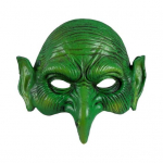 Roheline N&otilde;id Goblini Mask Halloweeni Pooln&auml;o Kotkaninaga N&otilde;ia Mask Cosplay Kost&uuml;&uuml;mi Maskeraadipidude jaoks roheline