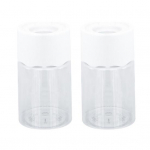 2 tk Mini h&uuml;dropooniline lillepott Korduvkasutatav l&auml;bipaistev h&uuml;dropooniline istutusn&otilde;u Lauapealsed mullavabad taimepotid kontori kodu kaunistamiseks