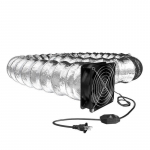 Reguleeritava kiirusega joodise imur ESD suitsueemaldusventilaator toru kanal v&auml;ljat&otilde;mbeventilaator majapidamis toru toru ventilatsiooniventilaator 12*12*3.8cm