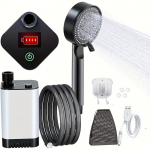 Kaasaskantav matkadu&scaron;&scaron;, v&auml;lielektriline du&scaron;ipump 5200 mAh USB-ga laetava akuga