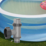 Piston Valve for Swimming Pools, Leak, to Install, Maintenance Pump Accessories, Repair, 3 Way 16x3cm