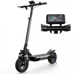 ISCOOTER W9 Adult Folding Convenient City EScooter 1000W Motor 48V14Ah Battery Electic Scooter 10 Inch Off-Road Tires All-Terrain E-Scooter