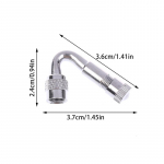 45 90 135 kraadise nurga all painutatud klapiadapter rehvitoru ventiili pikendusadapter mootorratta veoauto auto motoratta jaoks