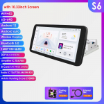 10,33-tolline autoraadio Ossuret 1DIN puuteekraan 360&deg; p&ouml;&ouml;ratav Android 13 GPS S6 8Core 6G 64G