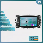 Ossuret Androidi intelligentne FM-autoraadio Ford Focus 2007 Mondeo S-max C MAX Kuga Galaxy Fiesta Transit Fusion Connect Autoradio Multimeedia Carplay jaoks B P1 4Core 1G 32G