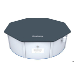 Basseini kate - BESTWAY - 396 cm - &Uuml;mar - Kinnitamine n&ouml;&ouml;ridega - Takistab saastumist hall