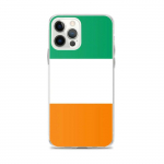 Coque iPhone &ndash; Drapeau C&ocirc;te d'Ivoire &ndash; iPhone 12 Pro Max &ndash; Supp &ndash; Mitmev&auml;rviline &ndash; Vertikaalne