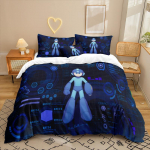 Animatsioonisari 3D digitaaltr&uuml;kk Kolmeosaline voodipesukomplekt Voodilina Tekikott 90 * 200 two-piece set