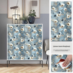 Isekleepuv kapi kleebis Prantsuse retro mustriga Riidekapi kapi ukse renoveerimine Veekindel k&ouml;&ouml;gim&ouml;&ouml;bli renoveerimine 60cm wide * 10m long