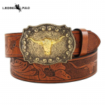 L&auml;&auml;ne Kauboi V&ouml;&ouml; Vintage S&otilde;nn Reljeefne Noorte Klassikaline Meeste Unisex Punk Reljeefne Nahkv&ouml;&ouml; 120cm kuld