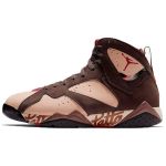 Patta x Air Jordan 7 Retro OG SP Shimmer Meeste tossud Pruun Mahagoni-Mink-Samet-Pruun-Tugev-Punane AT3375-200 41