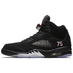 Paris Saint-Germain x Air Jordan 5 Retro Meeste tossud Must Must-punane AV9175-001 43 black
