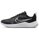 Nike Downshifter 12 Must Valge Naiste Tossud Tume Suitsuhall Puhas Plaatinium DD9294-001 35.5