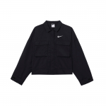 Nike SS22 &uuml;hev&auml;rviline l&uuml;hike kootud jakk suurte taskutega naistele &Uuml;ler&otilde;ivad Must DM6244-010 XL