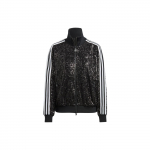 Adidas Originals Trefoil Sparkle Stripe dressip&uuml;ksid Unisex jakid, mustad HM2054 XXS