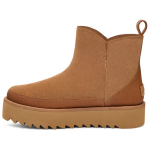 UGG Kahekihiline Lehma Nahast Soojad Vastupidavad Mugavad Moodsad L&uuml;hikesed Lumesaapad Naiste Saapad Pruun 1166731-CHE 39 brown