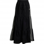 Adidas Originals Logo Ruched Pikk Midi Seelik Naiste seelikud Must KC0767 XXS