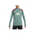 Nike SS24 Dri-FIT Liverpool F.C. Strike Logo V&auml;rviplokk Mugav Treening Pikkade Varrukatega Jalgpallis&auml;rk Meeste topid Roheline Punane FN9819-362 S